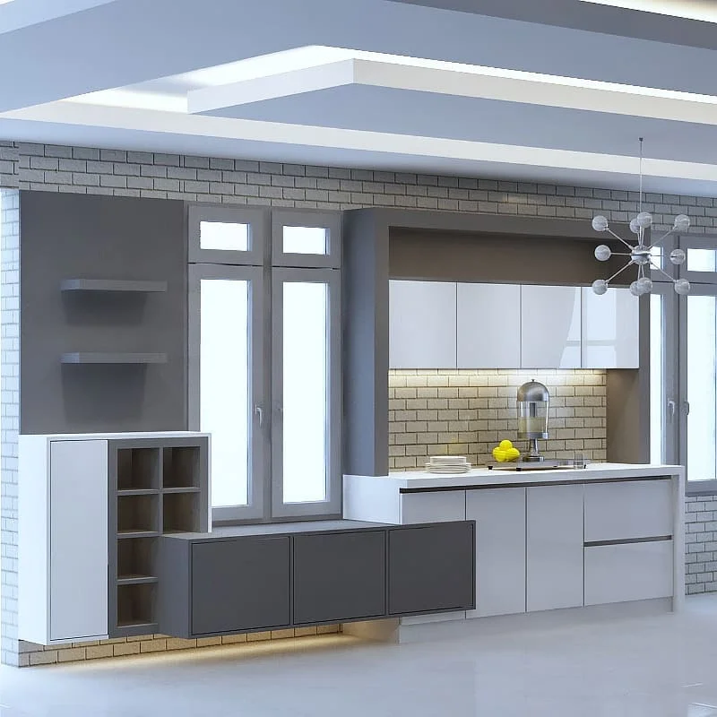 کابینت مدرن ، معماری داخلی