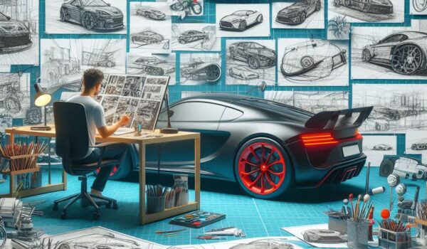 طراحی خودرو در استودیو