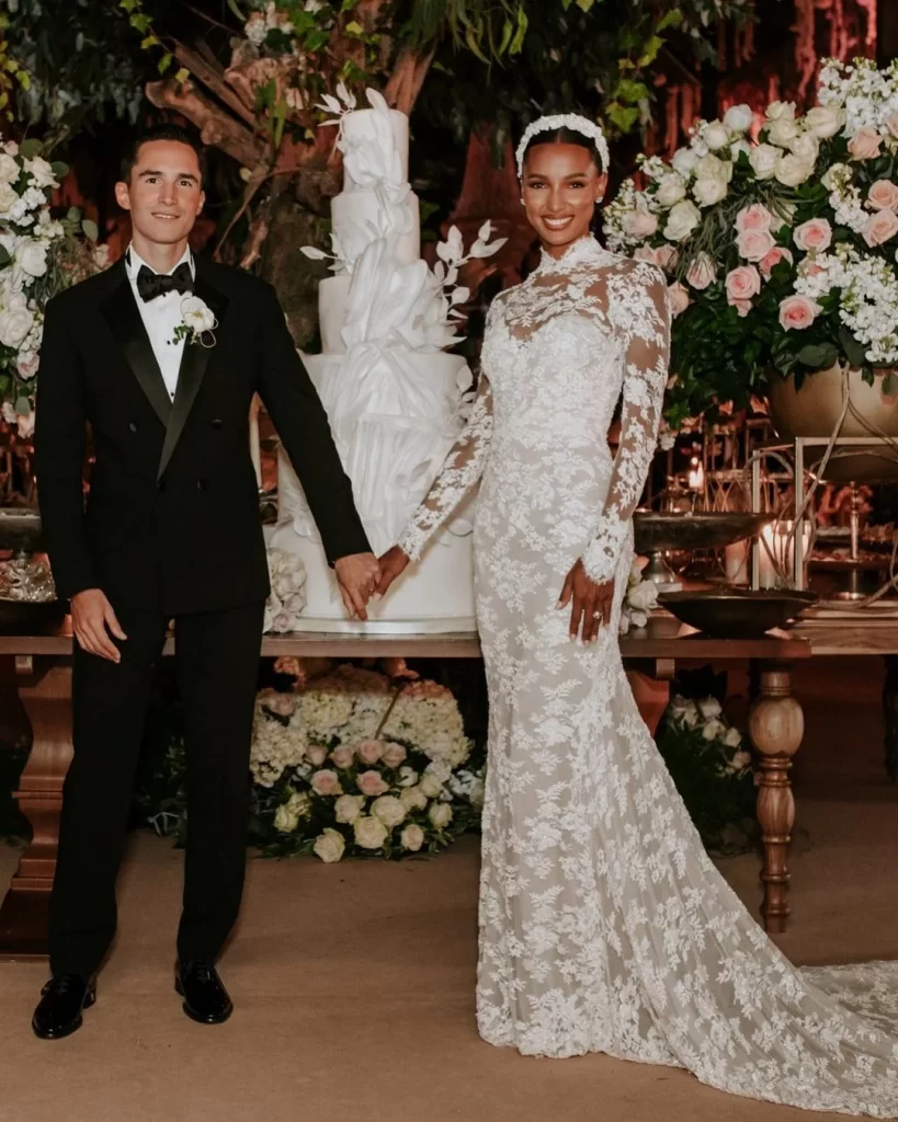 طراحی لباس زهیرمراد برای "جامسین توکِس" jasmine-tookes-zuhair-murad-wedding-dress