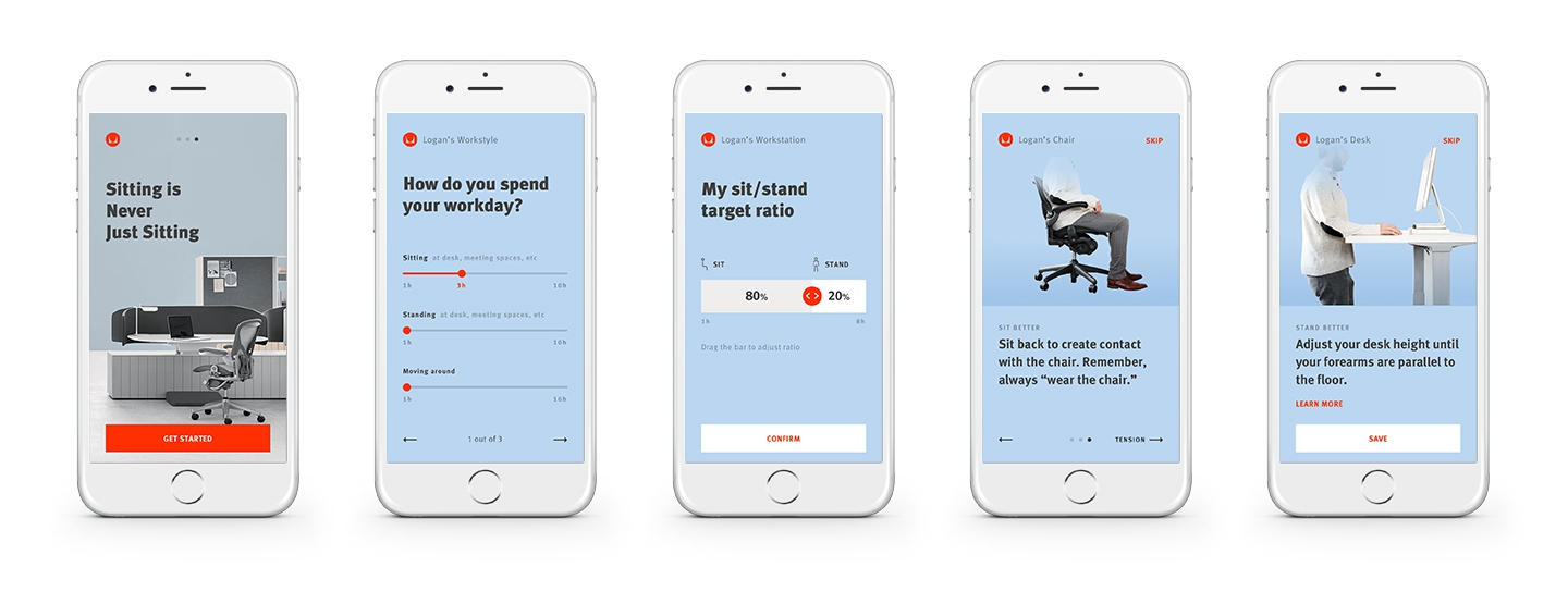 مبلمان هوشمند، طرحی از کمپانی هرمان میلر نرم افزار LIVE OS محصولی از شرکت هرمان میلر (Herman Miller)