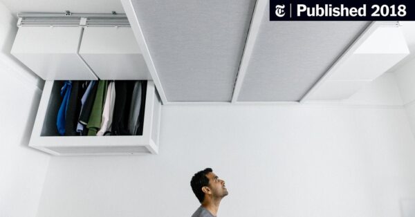 آینده طراحی مبلمان سقفی و ذخیرهسازی هوشمند | Bumblebee Spaces مبلمان سقفی