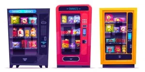 cartoon-vending-machines- دستگاه فروش خودکار