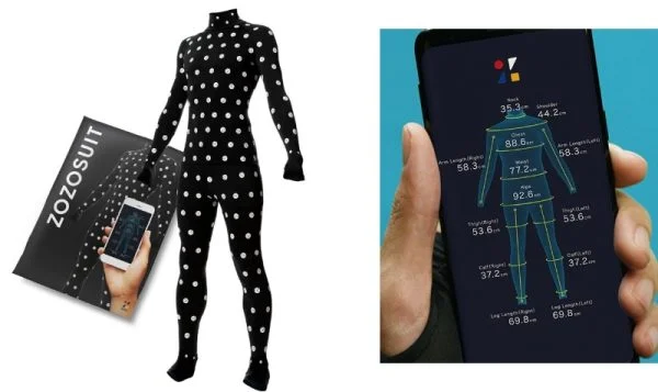 پُرو هوشمند لباس با ZoZo Suit zozosuit اپلیکیشن پرولباس