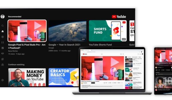 ری دیزاین رابط کاربری یوتیوب