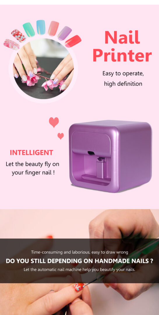 دستگاه چاپ ناخن آسان‌سازان پرینتر چاپ روی ناخن | O’۲NAILS