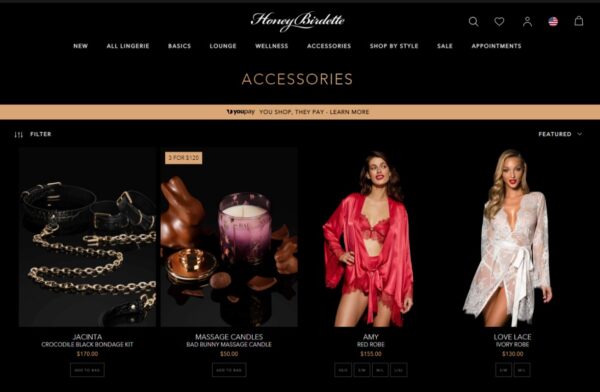 برند لباس زیر هانی بیردت | HoneyBirdette