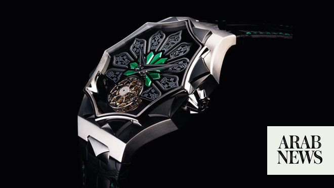 ساعت منحصربه‌فرد مارک ۸ Marque 8 رناد العمودی آسان‌سازان طرح اسلامی ساعت بن‌سلمان | Marque 8