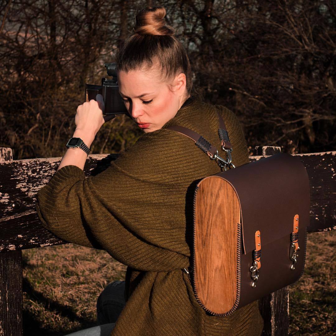 طراحی کیف با متریال چوب و چرم طراحی کیف با متریال چوب و چرم