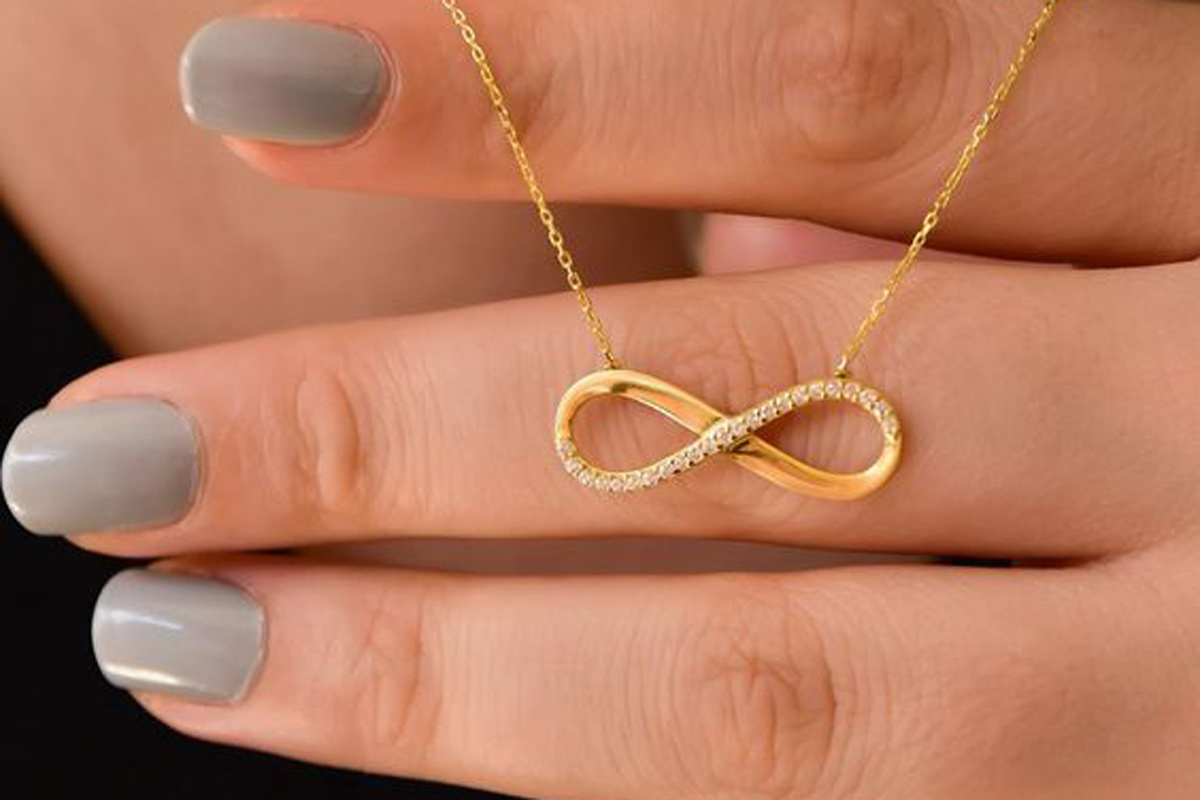 نماد بینهایت | infinitas symbole infinity-necklace-modeبی نهایت 02 طراحی جواهرات