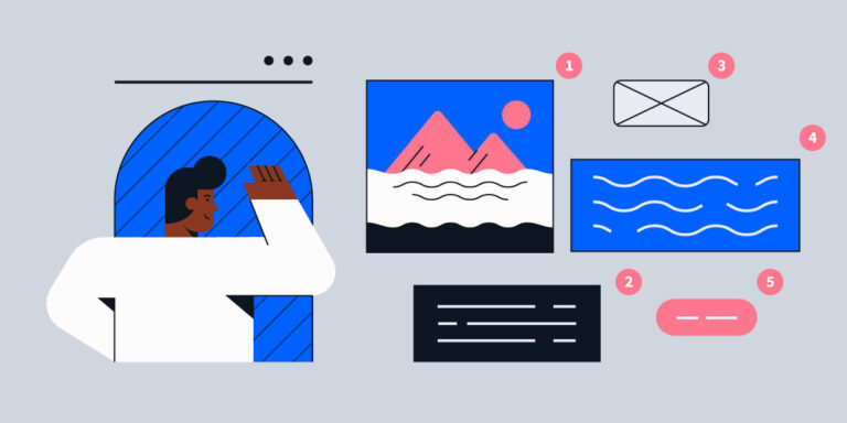 Visual hierarchy سلسله مراتب بصری هدایت توجه مخاطب