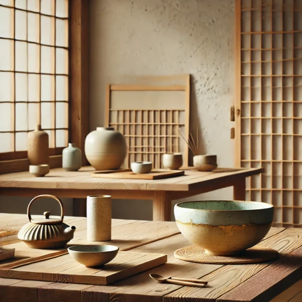 استایل ژاپنی در طراحی وابی‌-سابی، کینتسوگی و سوجیما