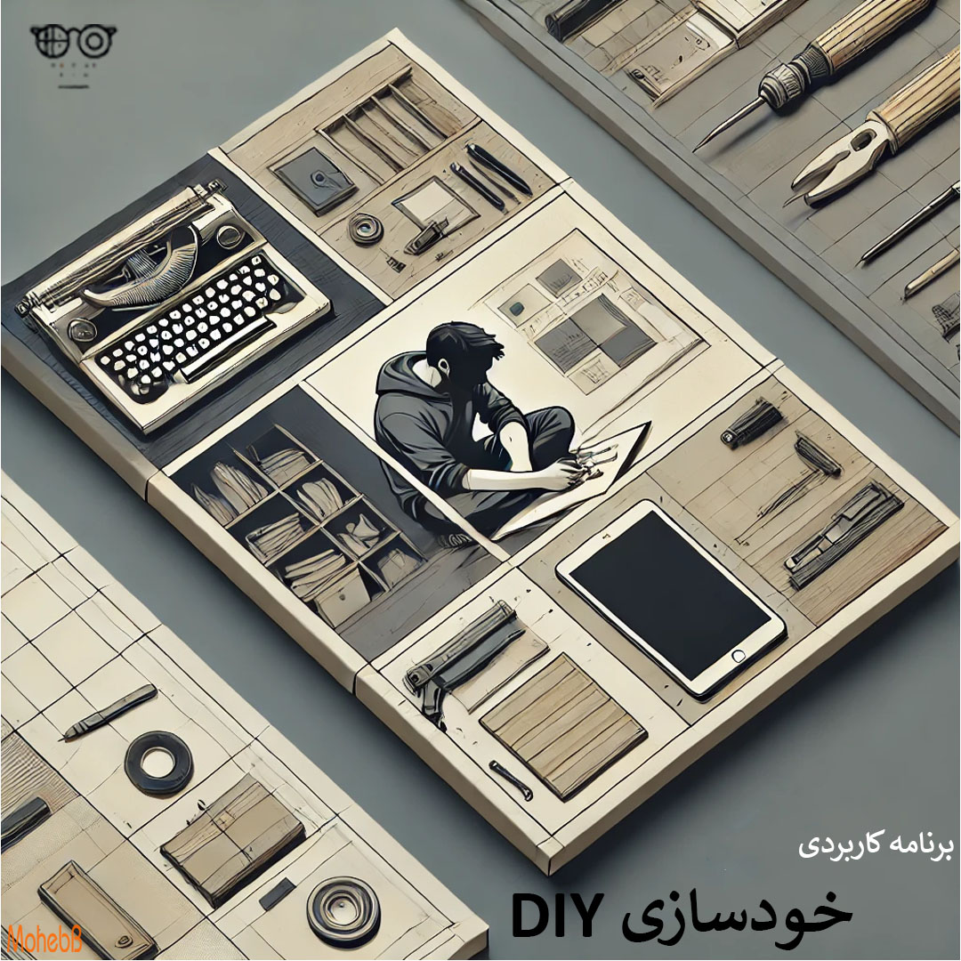 باشگاه طراحی "آ سان" برنامه کاربردی "خودسازی" DIY 🛠✂🖊