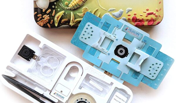 فولدسکوپ میکروسکوپ تاشو قابل حمل Foldscope