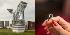 معرفی برج تصفیه هوای Smog Free Tower تبدیل آلودگی به جواهرات