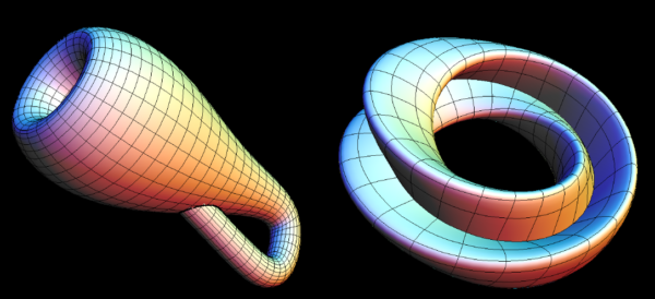 Klein Bottle Möbius Strip نوار موبیوس و بطری کلاین