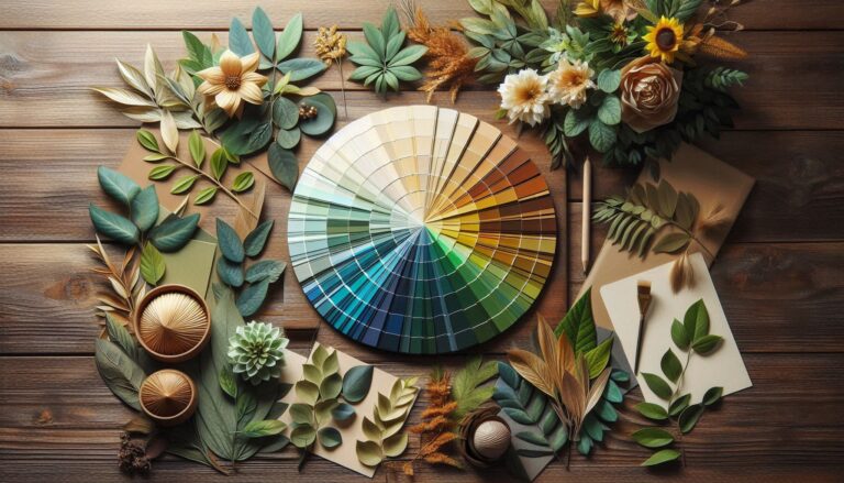 کدرنگ‌های طبیعی + پالت‌های رنگی الهام‌گرفته از طبیعت 🎨🌿🌊🔥