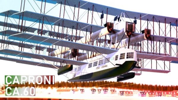 Caproni Ca.60 Transaereo پرنده‌ی سه‌بدنه‌ای با نه بال شکست بزرگ، خیال بی‌مرز🛩️ آسان: باشگاه طراحی و پرورش محصول Caproni Ca.60 Transaereo: کشتی پرنده با 9 بال، در دهه20🛩️