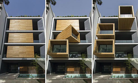 خانه شریفی‌ها - اثری از علیرضا تغابنی - معماری جنبشی (Kinetic Architecture)