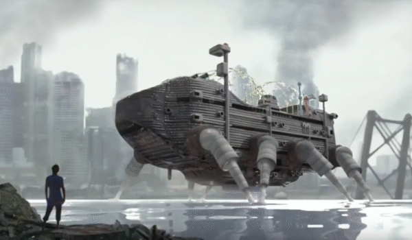 🏙️ پروژه‌ی Walking City اثر Ron Herron (از گروه Archigram)