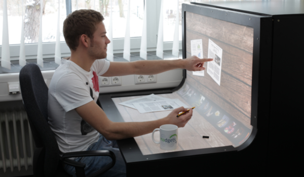 BendDesk میز کار یا سطـح هوشمند خمیده آینده؟ 1 آسان: باشگاه طراحی و پرورش محصول BendDesk: میز کار تعاملی و خمیده آینده؟