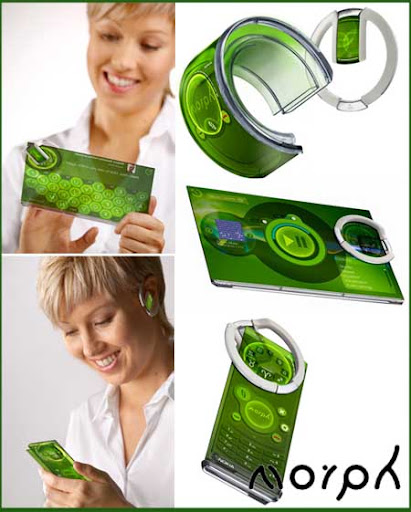 موبایل و تبلت انعطاف‌پذیر از آینده تعامل انسان‌–‌ماشین Nokia Morph 2009 آسان: باشگاه طراحی و پرورش محصول Nokia Morph (2008): موبایل و تبلت انعطاف‌پذیر از آینده تعامل انسان‌–‌ماشین