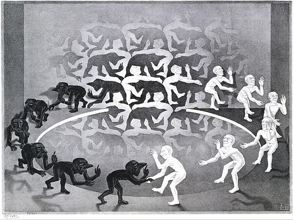 موریس اشر: تصویرسازی موهوم و بینهایت | M.C. Escher موریس اشر تصویرساز و گرافیست بینهایت M.C. Escher 5 باشگاه طراحی و پرورش محصول موریس اشر: تصویرسازی موهوم و بینهایت | M.C. Escher