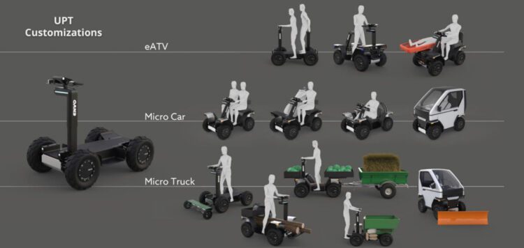 وسیله نقلیه شخصیِ کاربردی (Utility Personal Transporters) وسیله نقلیه شخصیِ کاربردی Utility Personal Transporters شرکت کانادایی Envo Drive Systems Utility Personal Transporter UPT 3 باشگاه طراحی و پرورش محصول وسیله نقلیه شخصیِ کاربردی (Utility Personal Transporters)