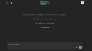 roundtable.now: سالن بحث ماشین های AI - با ویژگی تزریق نقش به هر مدل roundtable 1 آسان: باشگاه طراحی و پرورش محصول roundtable.now: سالن بحث ماشین های AI - با ویژگی تزریق نقش به هر مدل