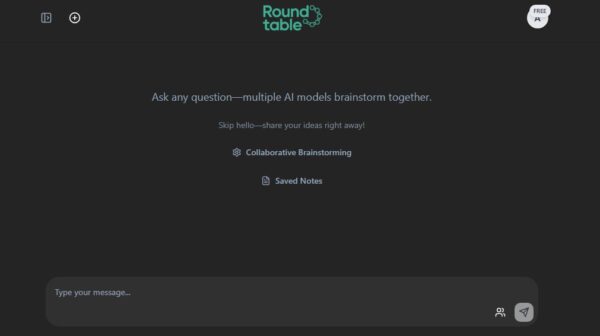 roundtable.now: سالن بحث ماشین های AI - با ویژگی تزریق نقش به هر مدل roundtable 1 باشگاه طراحی و پرورش محصول roundtable.now: سالن بحث ماشین های AI - با ویژگی تزریق نقش به هر مدل
