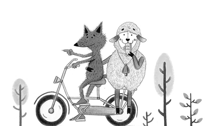 تصویرسازی کتاب کودک گرگ می‌آد می‌بردت 10 آسان: باشگاه طراحی و پرورش محصول تصویرسازی کتاب کودک "گرگ می‌آد می‌بردت!"