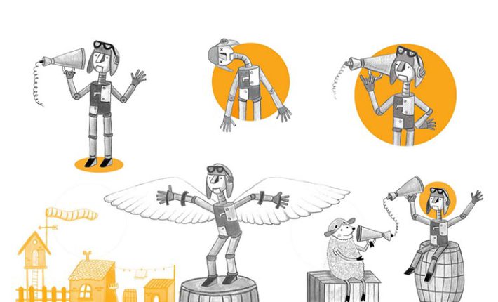 تصویرسازی کتاب کودک گرگ می‌آد می‌بردت 5 آسان: باشگاه طراحی و پرورش محصول تصویرسازی کتاب کودک "گرگ می‌آد می‌بردت!"