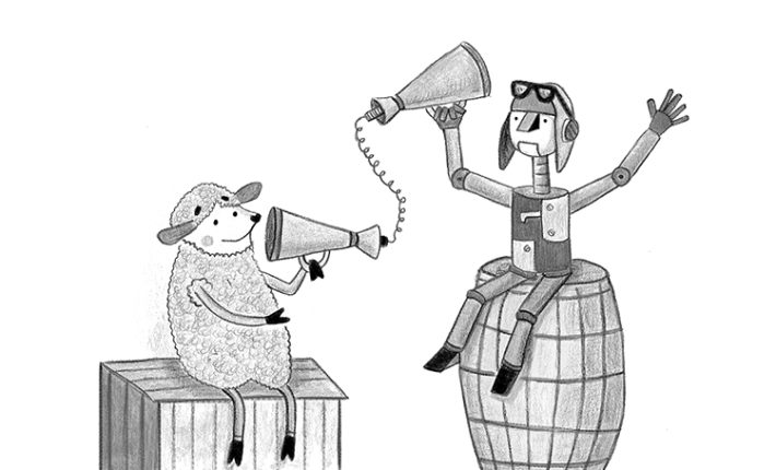 تصویرسازی کتاب کودک گرگ می‌آد می‌بردت 9 آسان: باشگاه طراحی و پرورش محصول تصویرسازی کتاب کودک "گرگ می‌آد می‌بردت!"