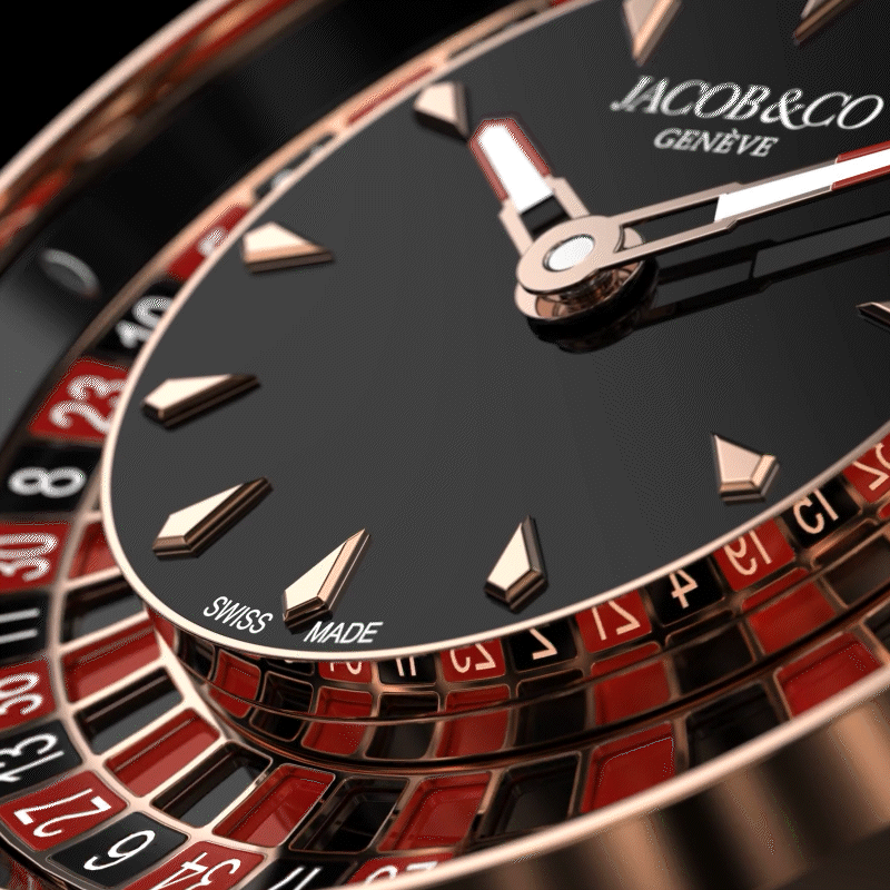 🎰 ساعت Casino Tourbillon از Jacob Co وقتی مکانیزم ساعت‌سازی با هیجان کازینو ترکیب می‌شود3 آسان‌سازان میز کازینو روی مُچ: ساعت «Casino Tourbillon» از Jacob &Co🎰