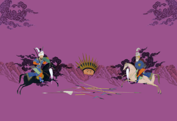 حمید رحمانیان: تصویرسازی اساطیر شاهنامه حمید رحمانیان تصویرسازی اساطیر شاهنامه 2 آسانسازان حمید رحمانیان: تصویرسازی اساطیر شاهنامه