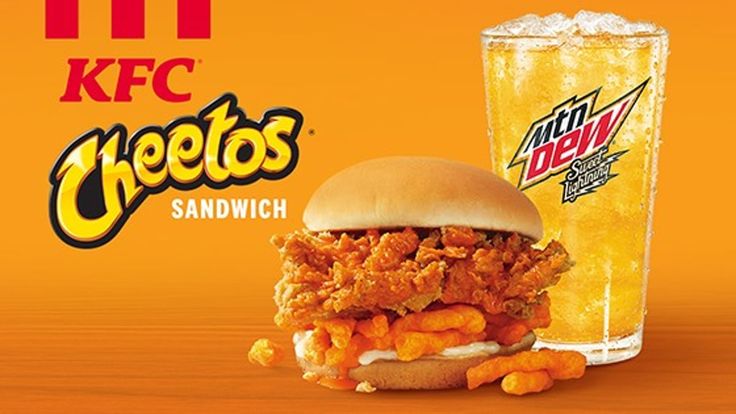 KFC × Cheetos: ساندویچ مرغِ چیتوز! KFC × Cheetos مرغ پفکی یا ساندویچ پفک آسان: باشگاه طراحی و پرورش محصول KFC × Cheetos: ساندویچ مرغِ چیتوز!