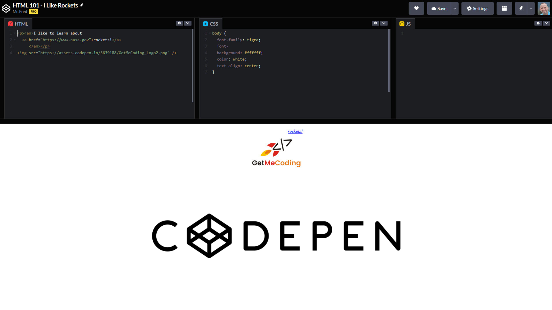 CodePen.io زمین تمرینیِ طراحی و فرانت‌اند برای خلاق‌ها آسان‌سازان CodePen.io: زمین تمرینیِ طراحی و فرانت‌اند برای کدنویسی