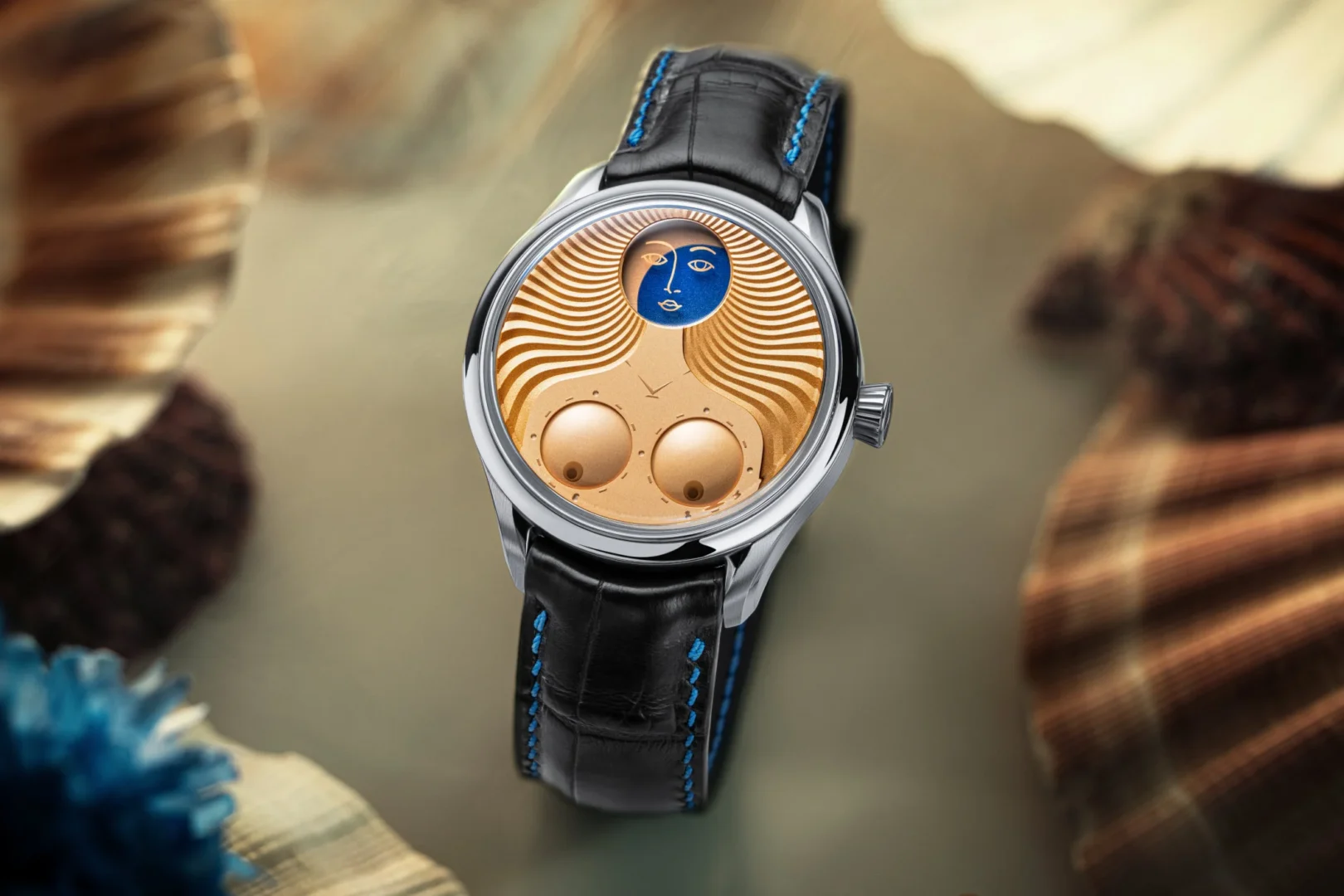 ساعت صورت ماه ونوس از کنستانتین چایکین 2🌙✨ Moon Faced Venus — Konstantin Chaykin3 آسان‌سازان ساعت "صورت ماه ونوس" از کنستانتین چایکین Moon-Faced🌙 Venus