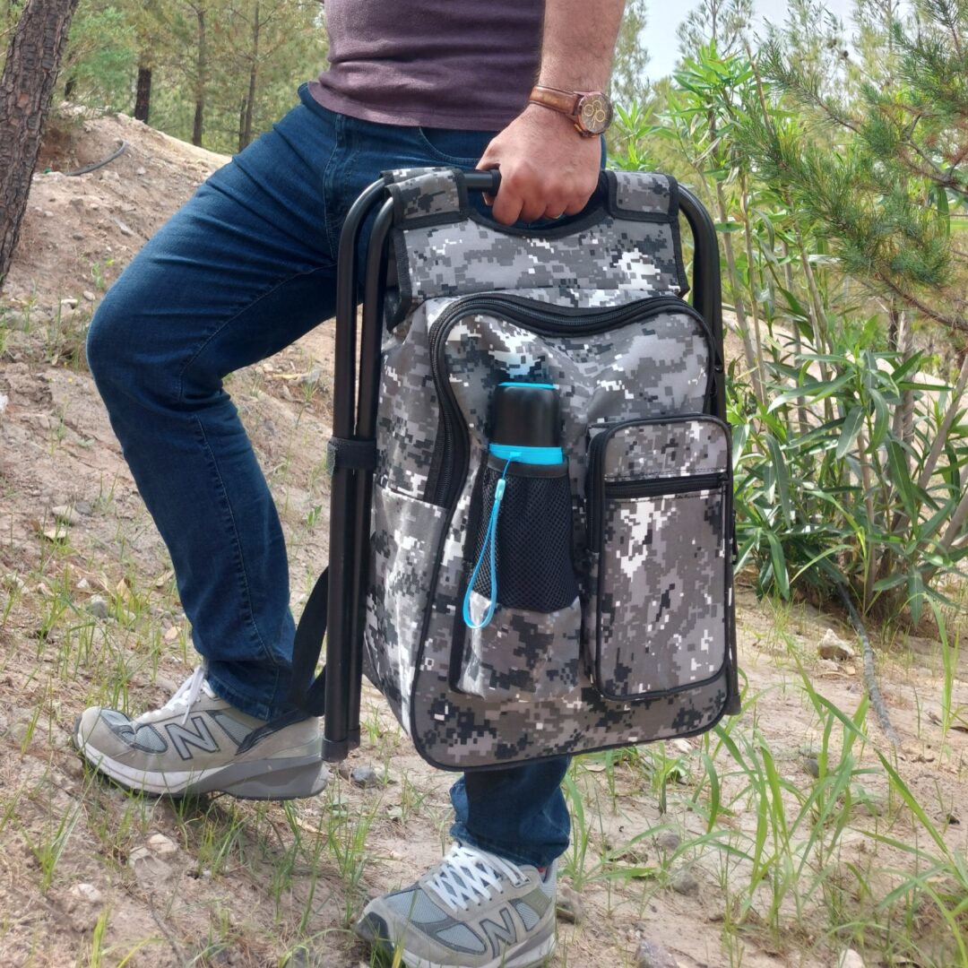 کوله‌صندلی ترکیب دو عملکرد Backpack Chair 2 آسان‌سازان کوله‌صندلی ترکیب دو عملکرد: Backpack Chair