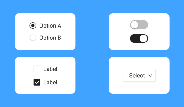 طراحی فرم ورود اطلاعات چک‌باکس، رادیو باتن و دوستانشان UI آسان‌سازان ماژول‌های طراحی فرم ورود اطلاعات: از چک‌باکس تا Toggle