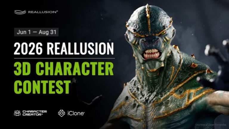 مسابقه طراحی شخصیت سه‌بعدی Reallusion 2026