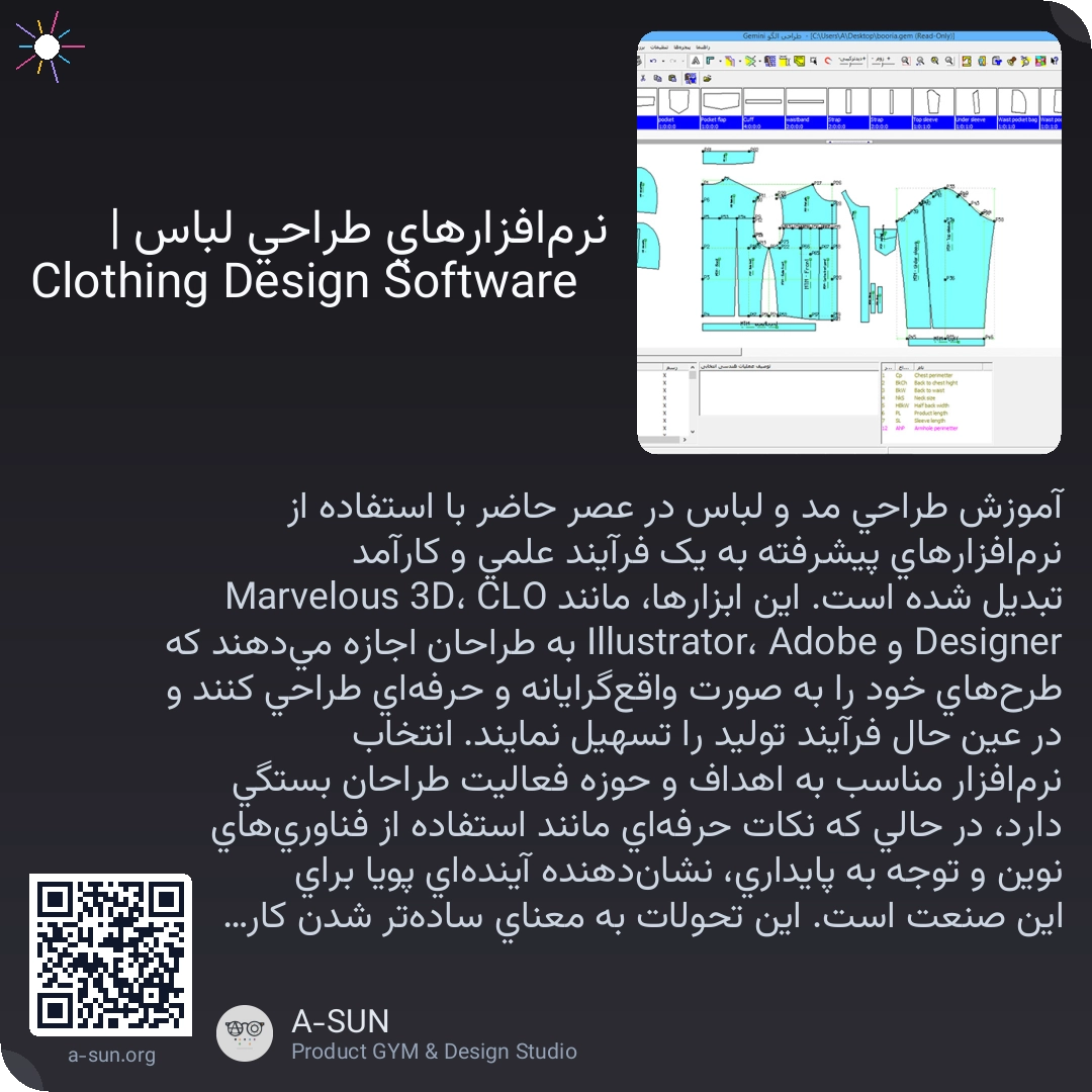 نرمافزارهای طراحی لباس | Clothing Design Software