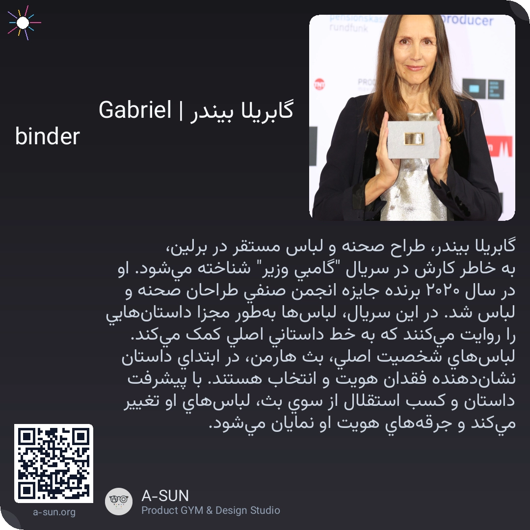 گابریلا بیندر | Gabriel binder