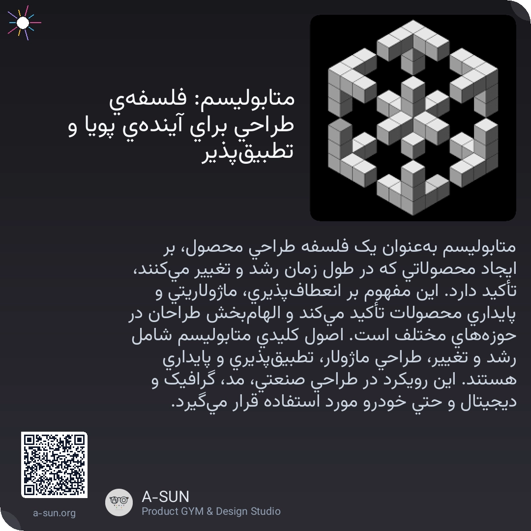 متابولیسم: فلسفهی طراحی برای آیندهی پویا و تطبیقپذیر