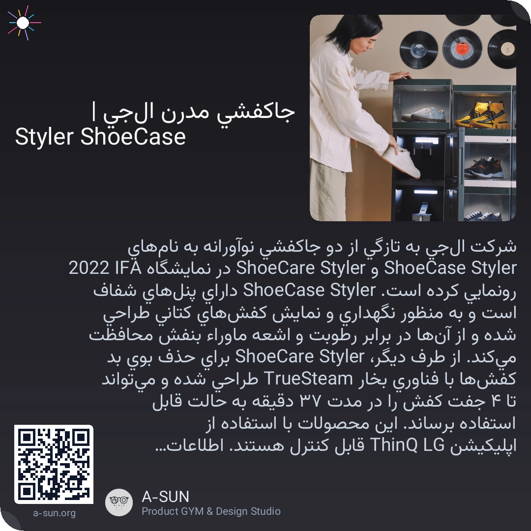 جاکفشی مدرن الجی | Styler ShoeCase