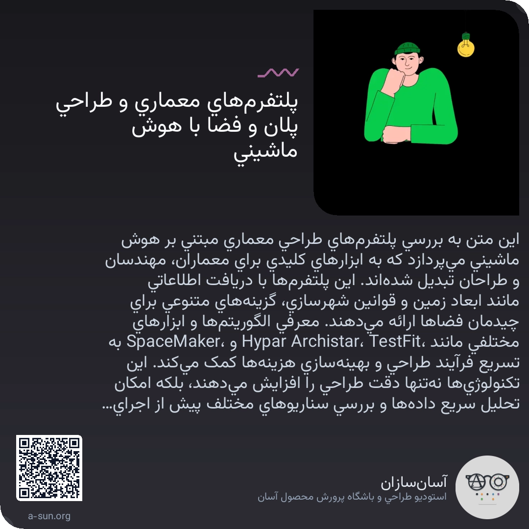 پلتفرمهای معماری و طراحی پلان و فضا با هوش ماشینی