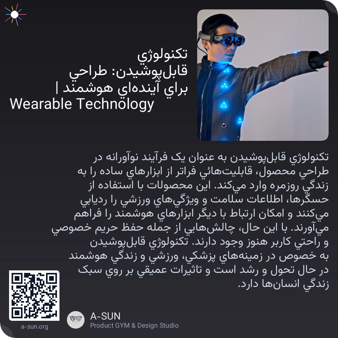 تکنولوژی قابلپوشیدن: طراحی برای آیندهای هوشمند | Wearable Technology